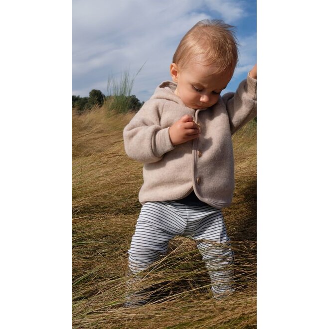 Engel | Hooded Jacket 087E Sand Mélange