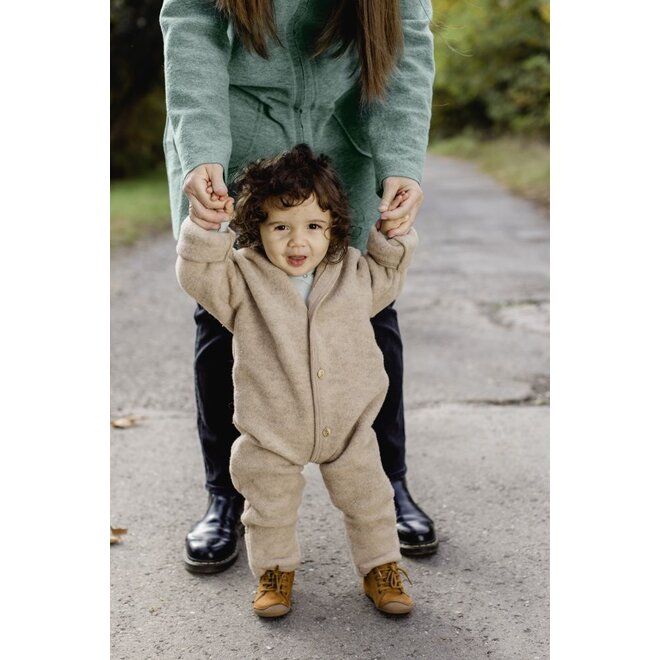 Engel | Hooded Overall 087E Sand Mélange