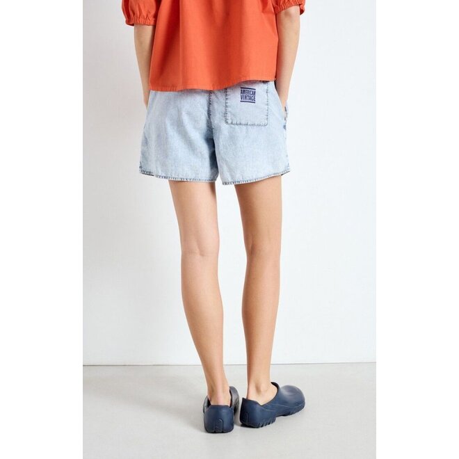 American Vintage | Paybou Short Blue Snow