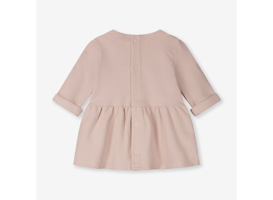 Gray Label | Baby Dress With Snaps GOTS Faded Pink