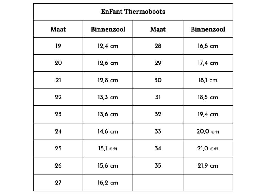En Fant | Thermo Laarzen Laag Kambaba