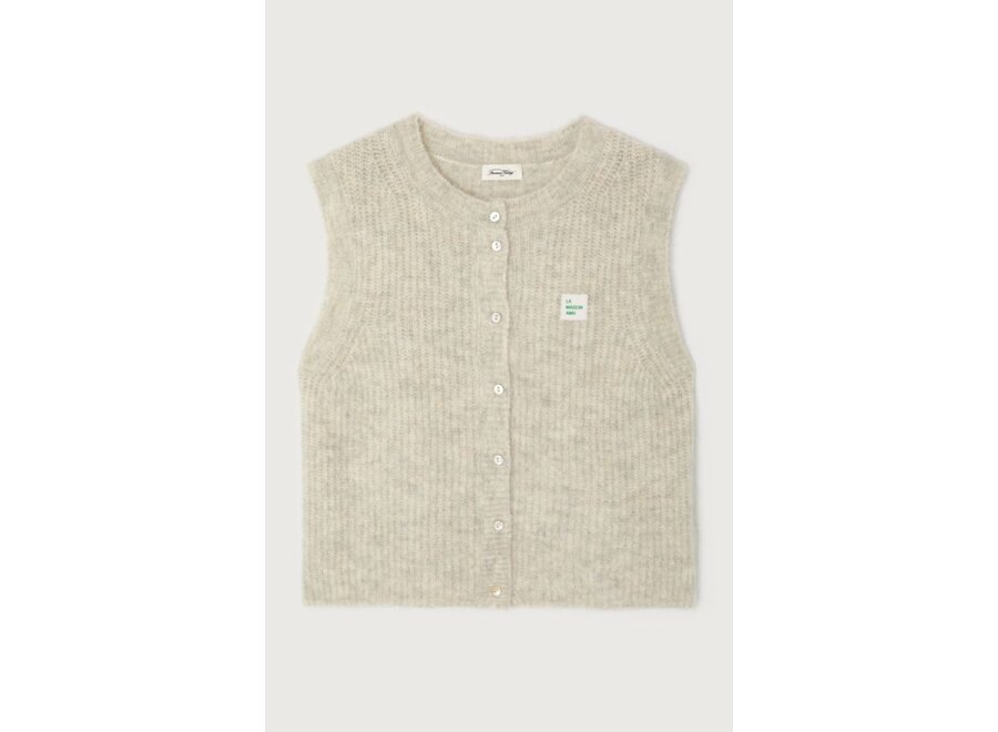 American Vintage | East Gilet Snow Melange