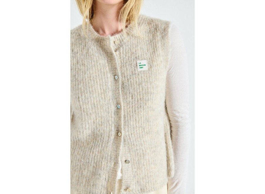 American Vintage | East Gilet Snow Melange