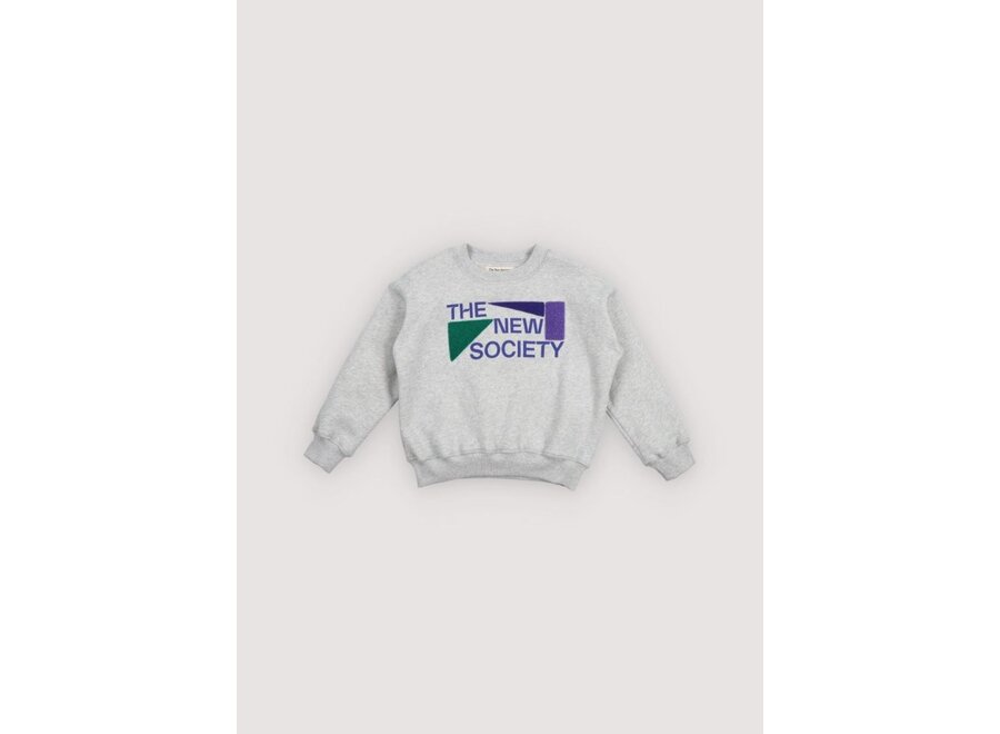 Cesar Sweatshirt Stellar Grey Melange