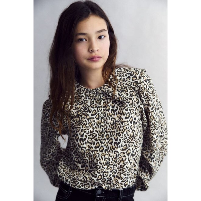 The New Society | Nelia Blouse Print