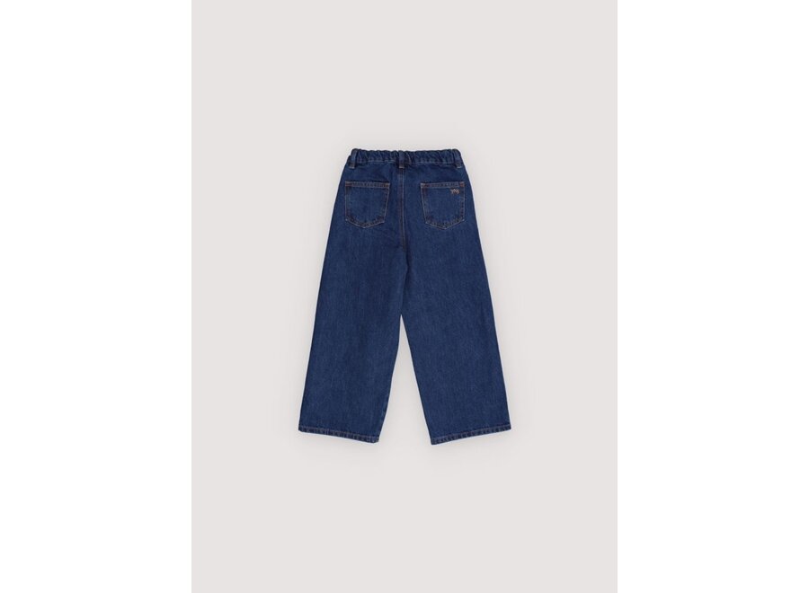 The New Society | TNS Denim Wide Leg Pant Blue