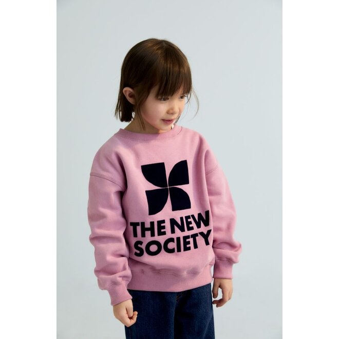 The New Society | TNS Logo Sweatshirt Dream Blush