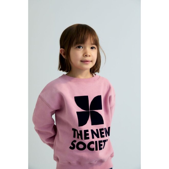 The New Society | TNS Logo Sweatshirt Dream Blush