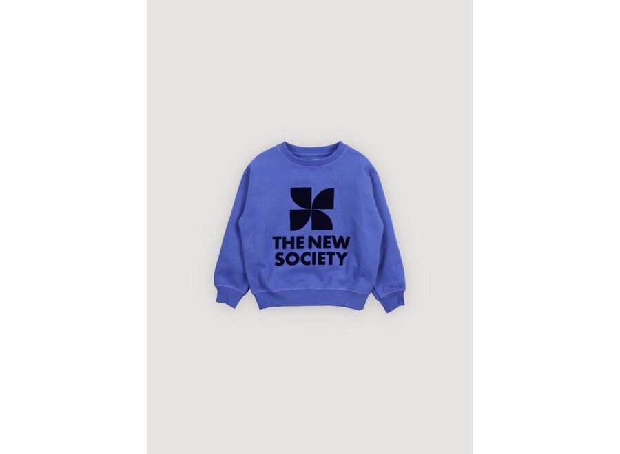The New Society | TNS Logo Sweatshirt Royal Purple