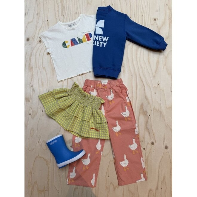 Bobo Choses | Vichy ruffle skirt Multicolor