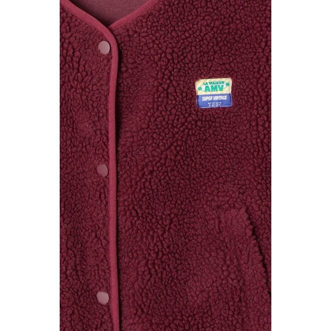 American Vintage | Hoktown Bodywarmer Burgundy Melange