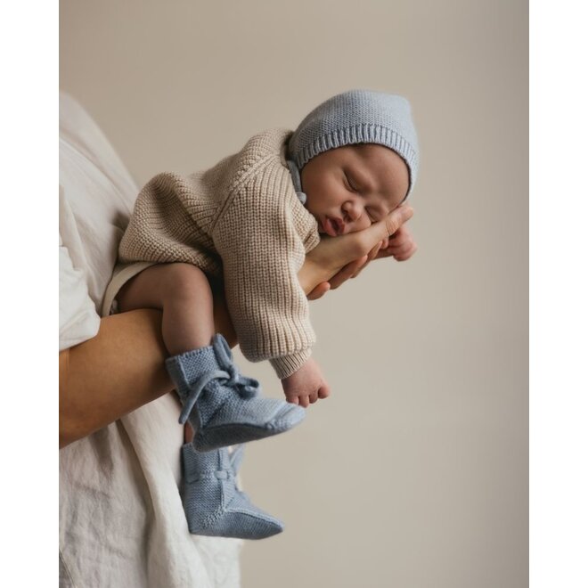 Hvid | Booties Light Blue