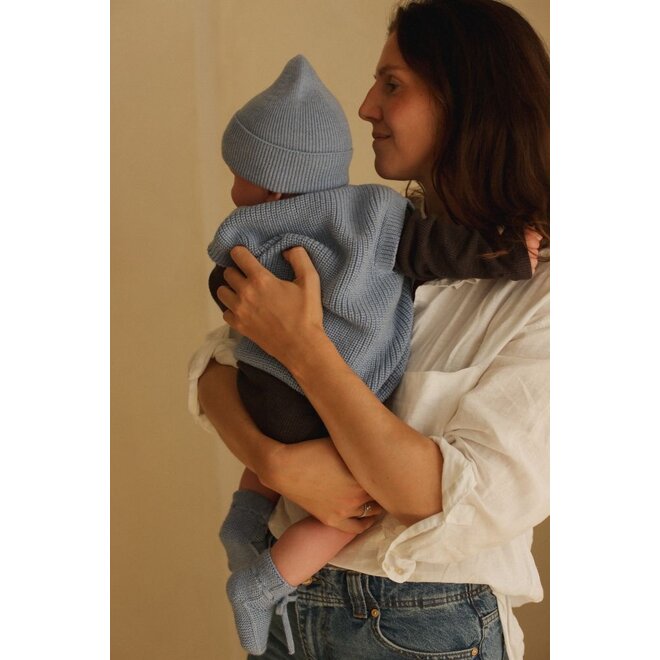 Hvid | Booties Light Blue