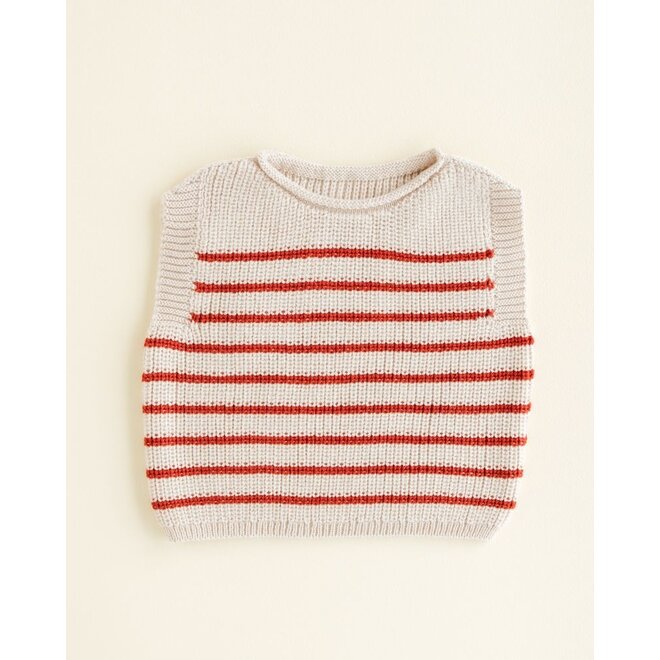 Harvey Baby Spencer Cream/Red
