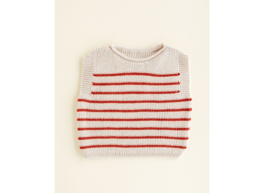 Harvey Baby Spencer Cream/Red