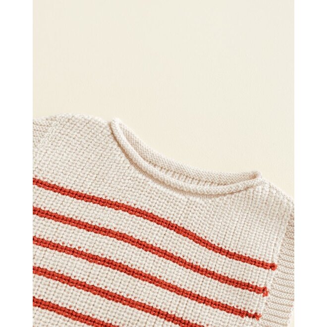 Hvid | Harvey Baby Spencer Cream/Red