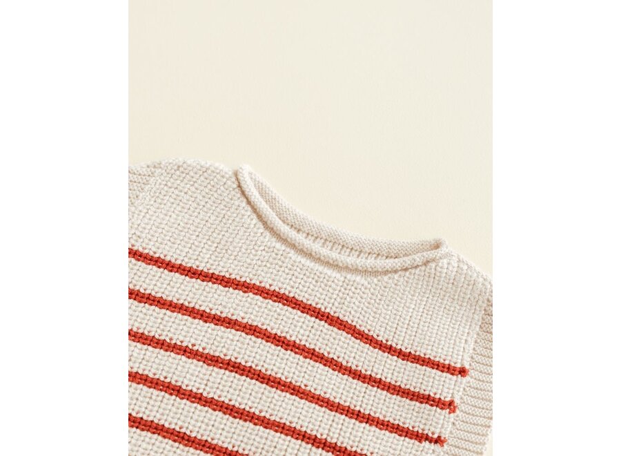 Hvid | Harvey Baby Spencer Cream/Red