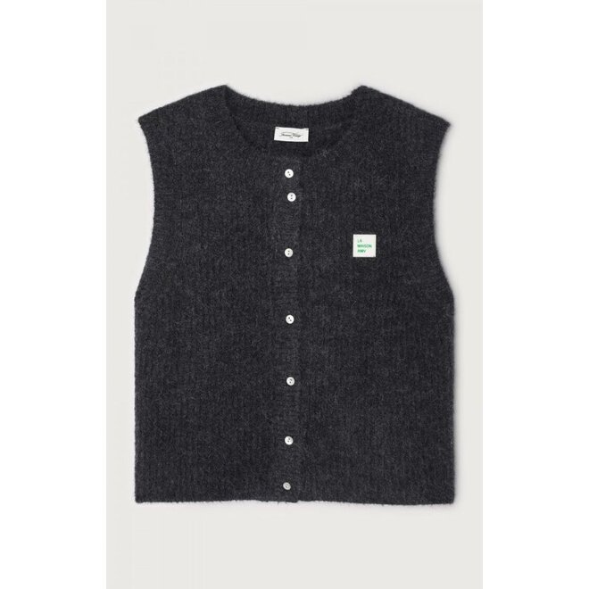 East Gilet Charcoal Melange