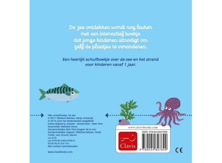 Mijn schuifboekje: De zee (Kartonboekje)
