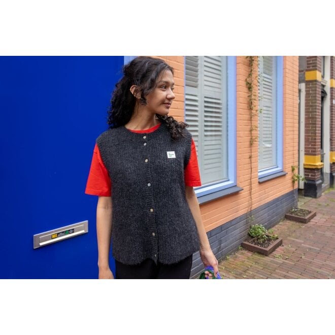 American Vintage | East Gilet Charcoal Melange