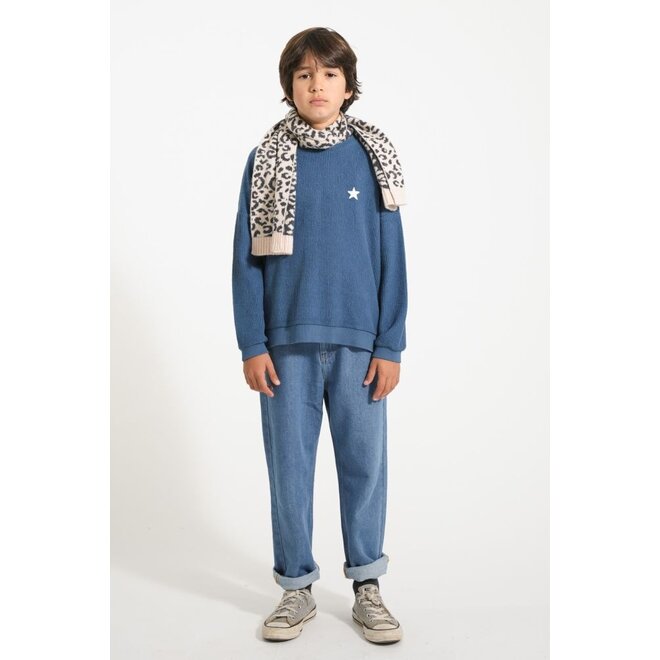 Piupiuchick | Unisex Trousers Washed Navy Denim