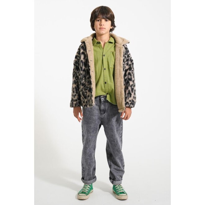 Piupiuchick | Unisex Trousers Washed Black Denim