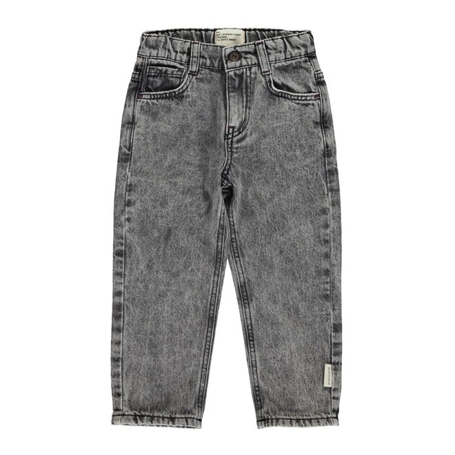 Piupiuchick | Unisex Trousers Washed Black Denim