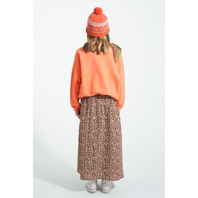 Piupiuchick | Sweatshirt Orange "Music" Print