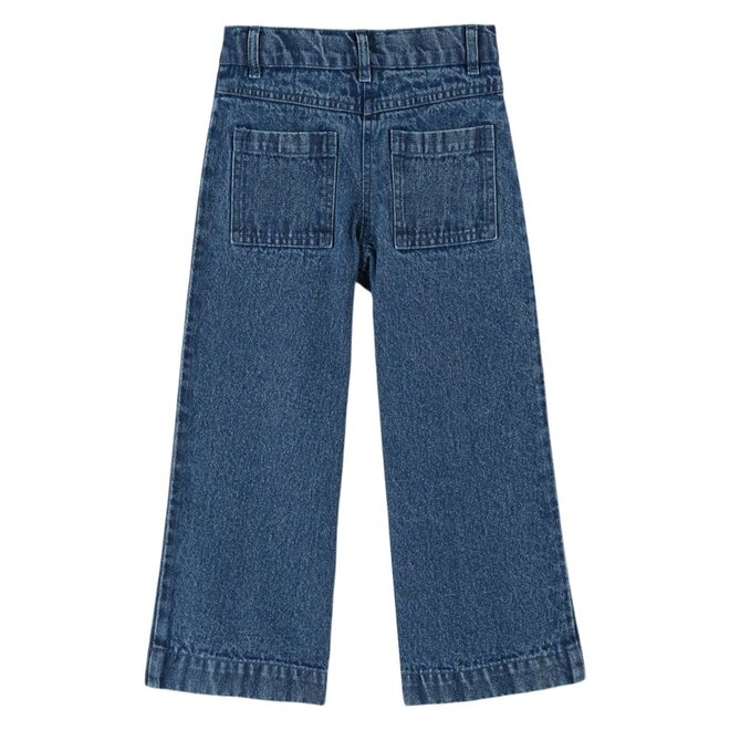 Emile et Ida | Geborduurde Hippy Broek Denim