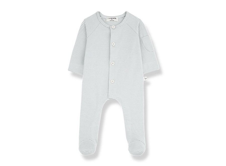 1+ in the family | Philipe Jumpsuit with Feet Nuvola