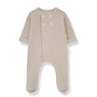 1+ in the family | Baptiste Jumpsuit with Feet Beige