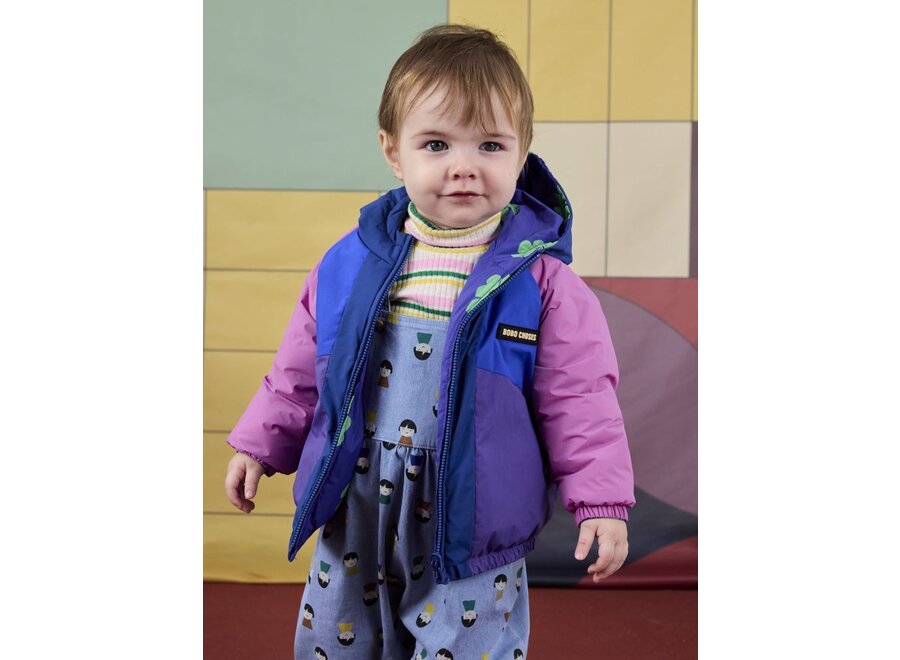 Bobo Choses | Lucky Clover All Over Reversible Jacket Multicolor