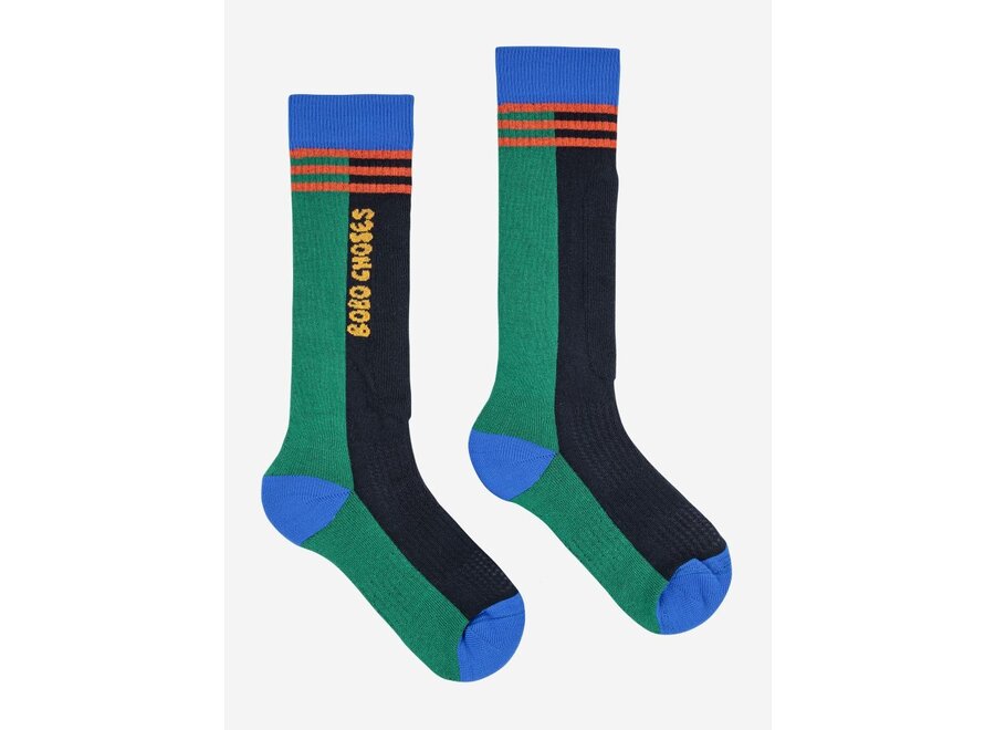 Bobo Choses | Bobo Choses Ski Long Socks Midnight Blue