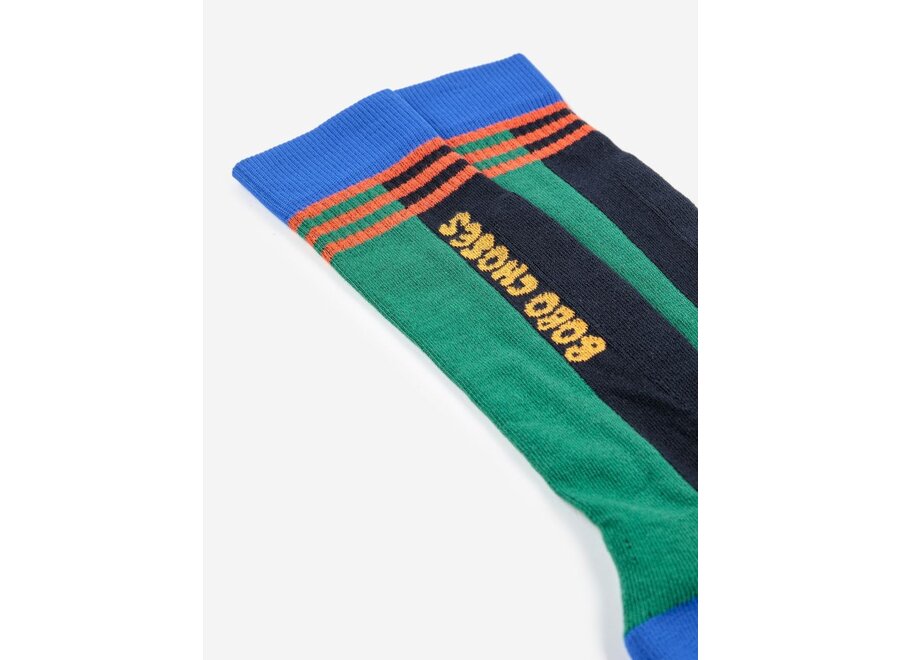 Bobo Choses | Bobo Choses Ski Long Socks Midnight Blue