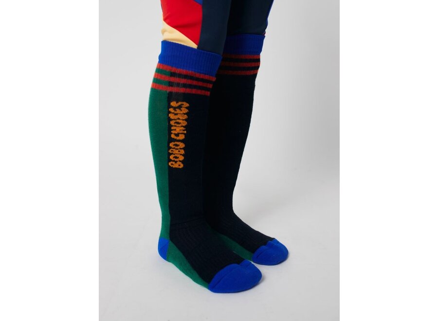 Bobo Choses | Bobo Choses Ski Long Socks Midnight Blue
