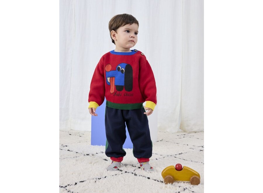 Bobo Choses | Bobo Choses Color Block Jogging Pants Red