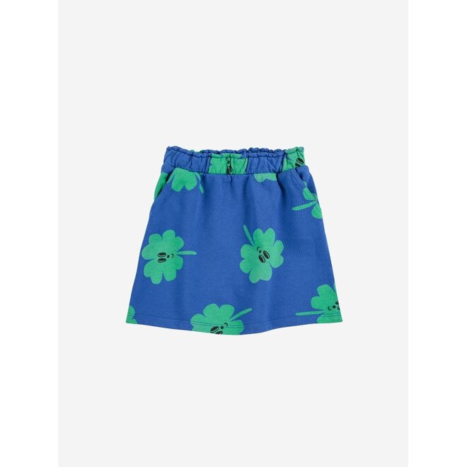 Bobo Choses | Lucky Clover All Over Skirt Blue