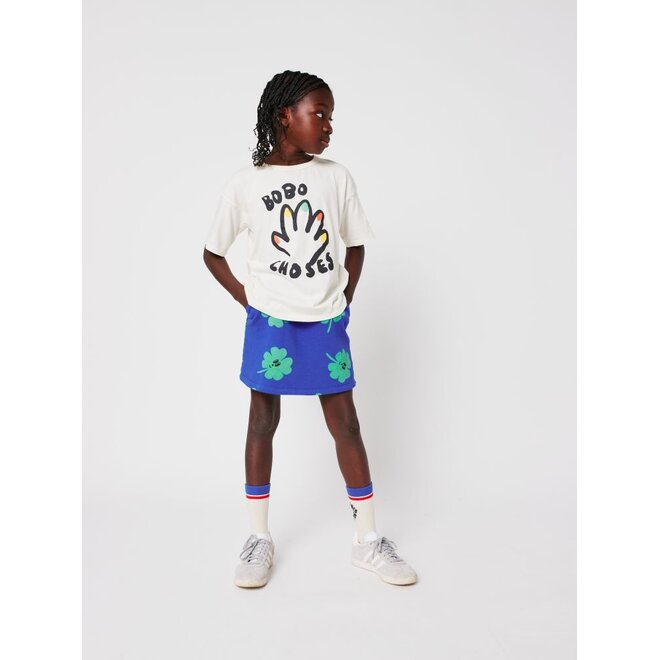 Bobo Choses | Lucky Clover All Over Skirt Blue
