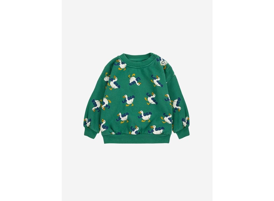 Bobo Choses | La oca All Over Sweatshirt Green