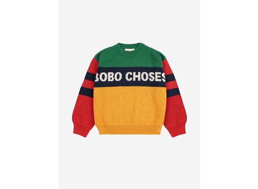 Bobo Choses Color Block Jumper Multicolor