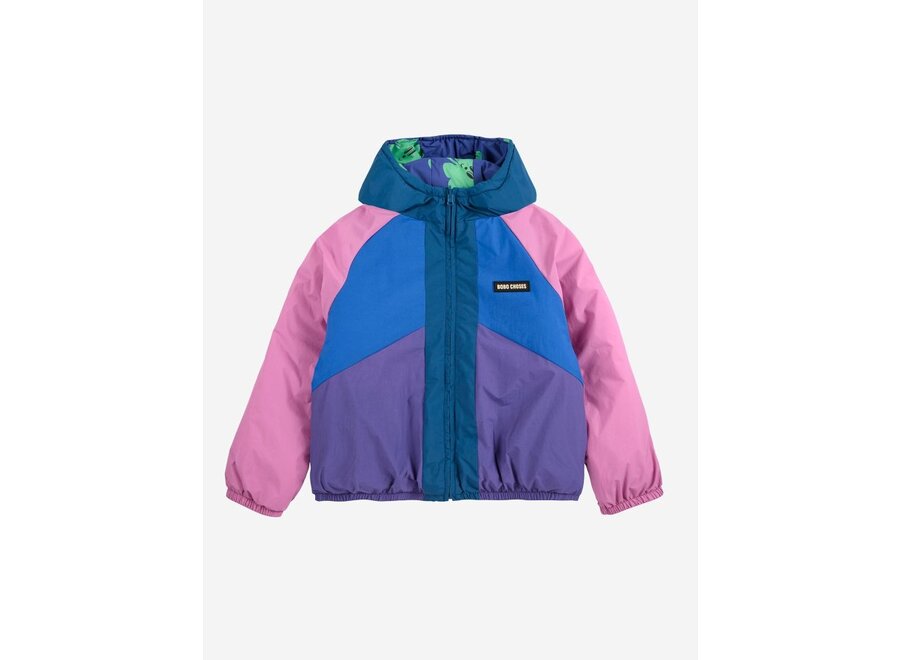 Lucky Clover All Over Reversible Anorak Purple