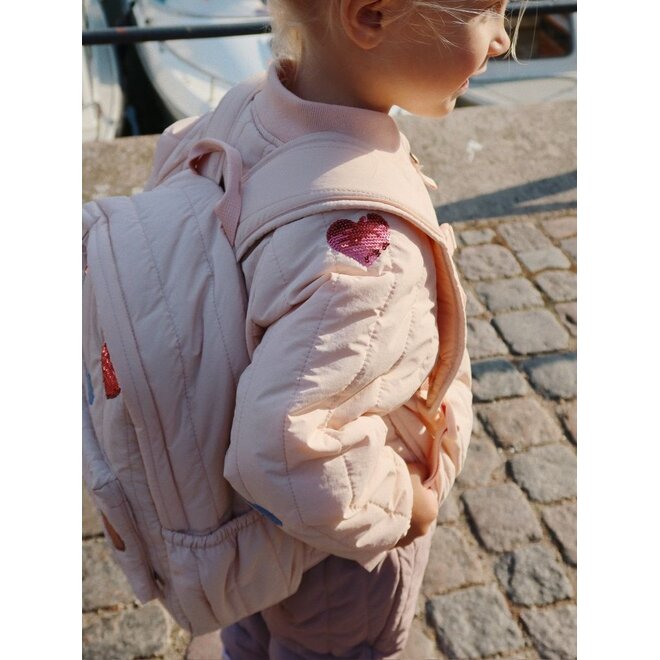 Konges Sløjd | Juno Sequin Bomber Jacket Cameo Rose