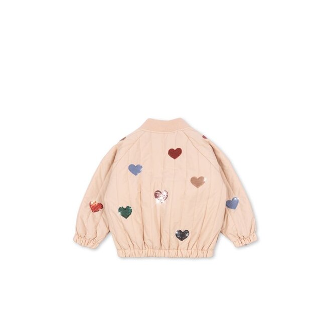 Konges Sløjd | Juno Sequin Bomber Jacket Cameo Rose