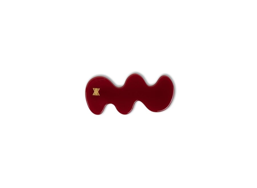 Wavy Hair Clip Royal Burgundy
