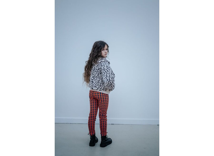 Repose ams | Faux Fur Bomber Dalmatian