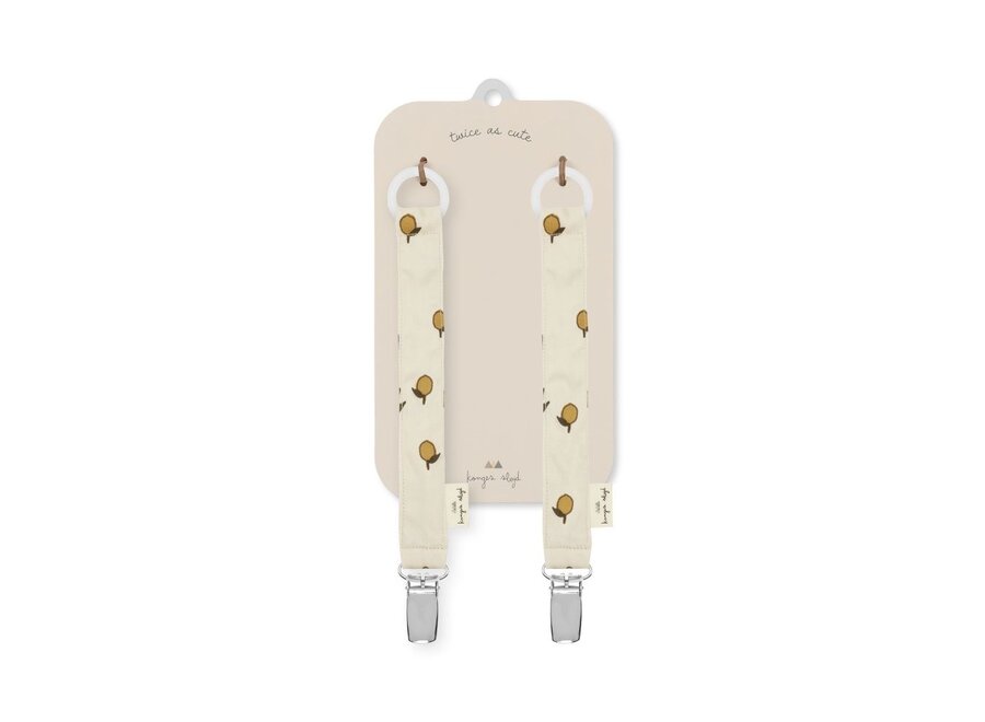 Konges Sløjd | Pacifier Strap Lemon