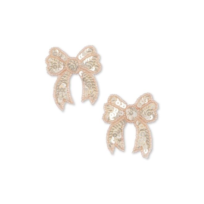 Konges Sløjd | 2 Pack Sequin Bow Hair Clip Cameo Rose