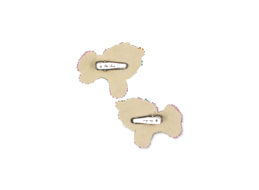Konges Sløjd | 2 Pack Unicorn Beaded Hair Clips Unicorn