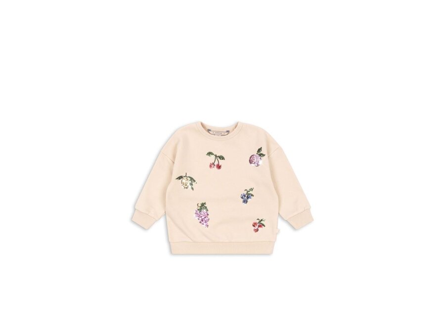 Lou Sequin Sweat Shirt Brazillian Sand