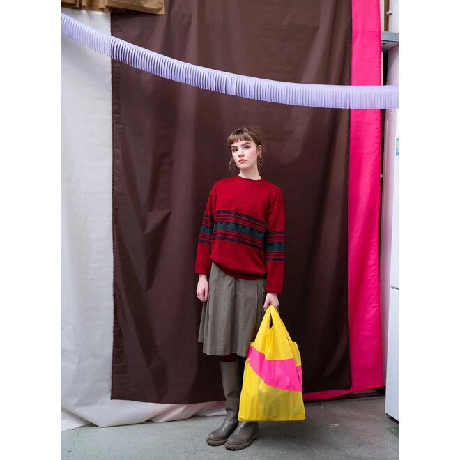 Susan Bijl | The New Shopping Bag TV Yellow & Fluo Pink